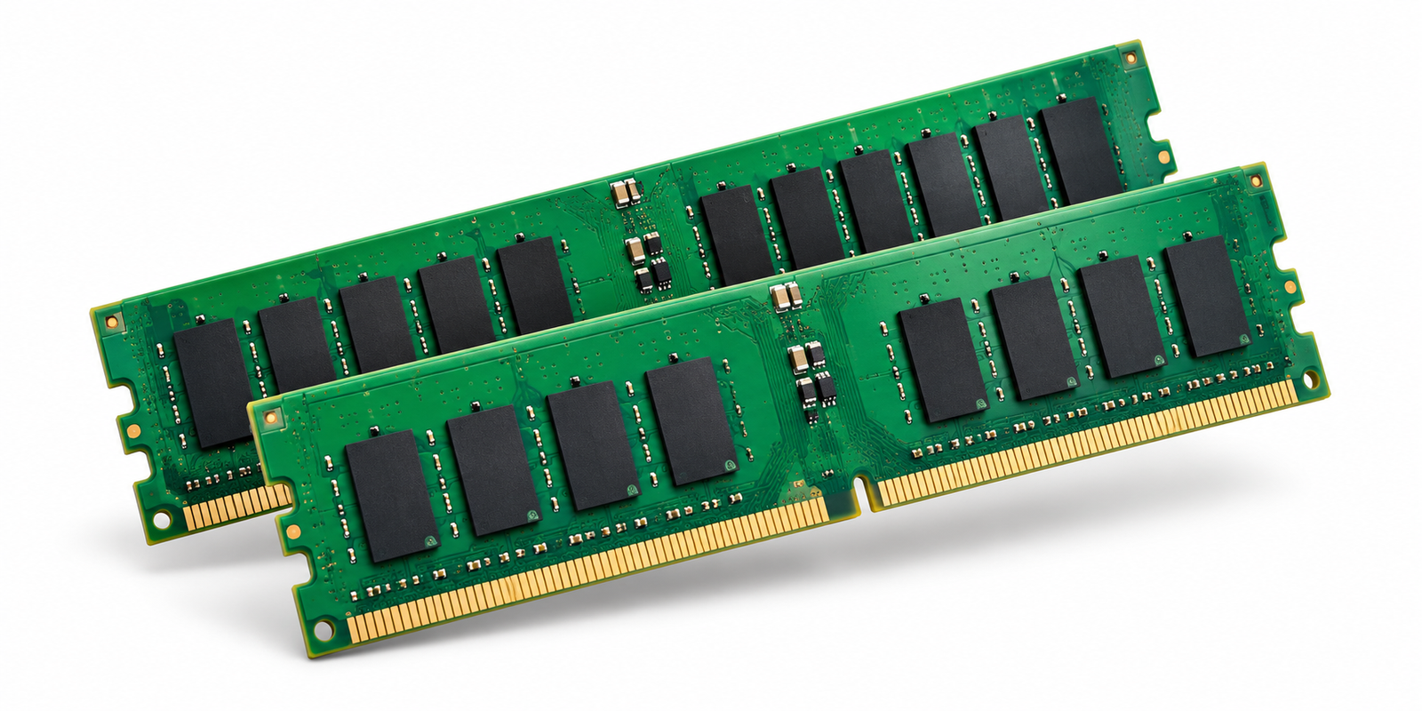 Green server RAM memory modules